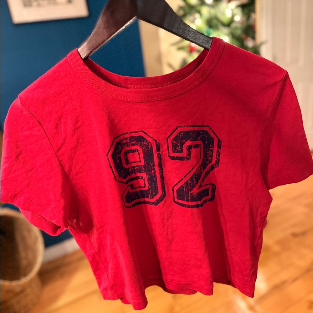 PAC Sun Red Graphic T-Shirt with 92 Print